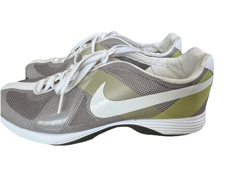 Nike Hyperfuse Lunarlon Green Lace Up Mesh Golf Shoes Women’s Size 9 483325-002